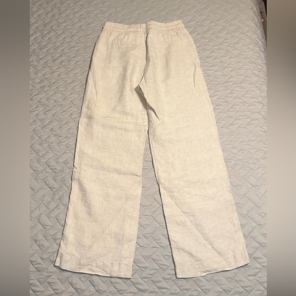 Athleta Women’s Retreat Linen High Rise Wide Leg … - image 7